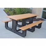 Park Place Resinwood Picnic Bench and Table 8 Feet FF-PB8-PARKP
