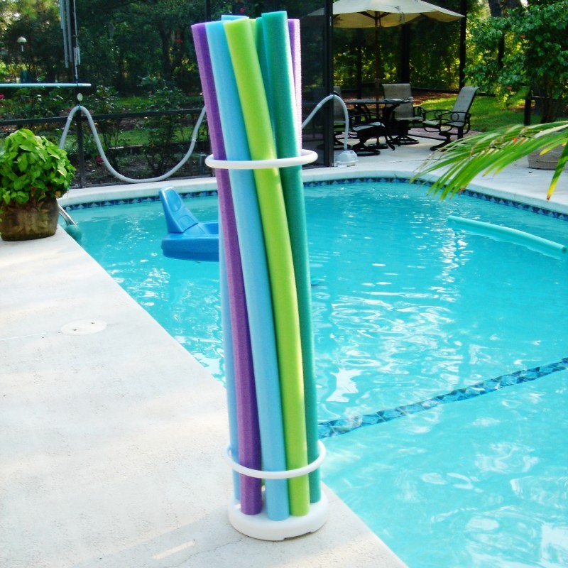 pool noodle storage bin