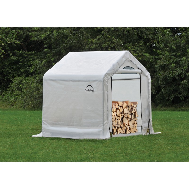 Firewood Seasoning Shed, 1-3/8" Frame, Clear Cover 5 Ã— 3.5 Ã— 5