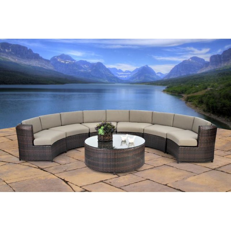 Sectional Patio Furniture on Avila Semicircle Sectional Patio Seating Set 7 Piece Oli Os26