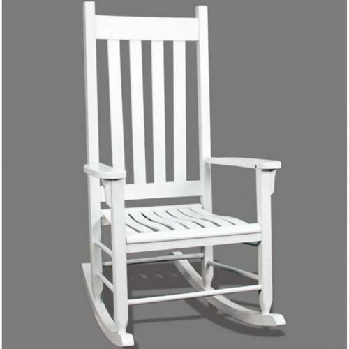 Traditional Wood Rocking Chair White TO-TRC-W