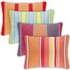 Rectangle Outdoor Pillow 22x14 Stripes CD2214P-STR