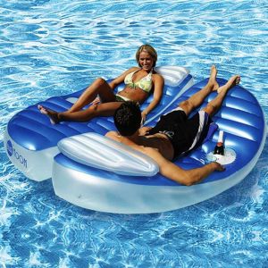 double seated pool float