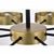 Vibiana 32" 8-Light Indoor Satin Brass Finish Chandelier PD026-8BS #5