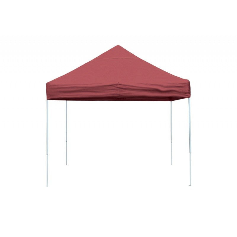 10x10 ST Pop-up Canopy, Red Cover, Black Roller Bag 22561 | CozyDays