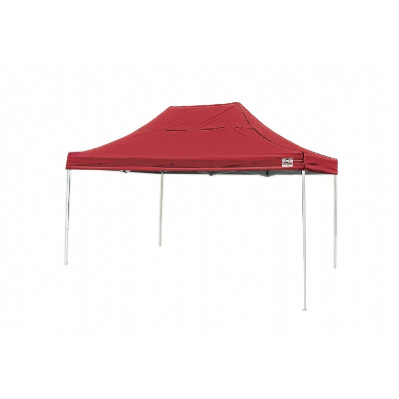 10x15 ST Pop-up Canopy, Red Cover, Black Roller Bag 22550 | CozyDays