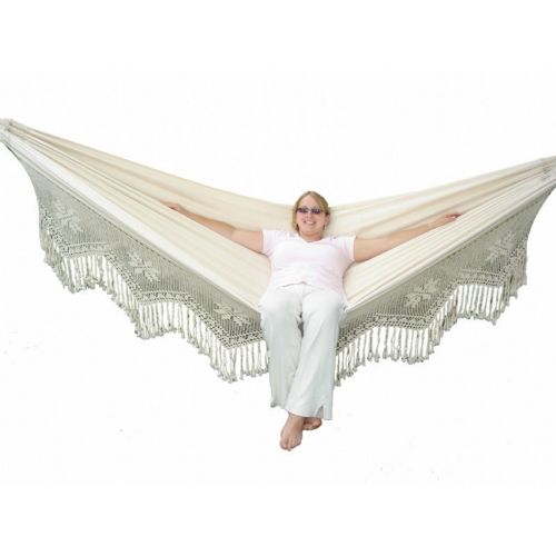 Brazilian Style Double Deluxe Hammock (Natural) BRAZ400