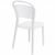 Bo Polycarbonate Dining Chair Glossy White ISP005-GWHI | CozyDays