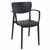 Lisa Dining Set with Sky 27" Square Table Black S126108-BLA #2