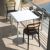 Maya Square Outdoor Dining Table 31 inch White ISP685-WHI #5