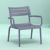Paris Outdoor Club Lounge Chair Dark Gray ISP275-DGR #7