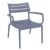 Paris Outdoor Club Lounge Chair Dark Gray ISP275