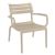 Paris Outdoor Club Lounge Chair Taupe ISP275