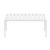 Paris Outdoor Coffee Table White ISP278-WHI #2