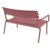 Paris Outdoor Lounge Bench Chair Marsala ISP276-MSL #2
