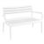Paris Outdoor Lounge Bench Chair White ISP276