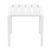Paris Outdoor Side Table White ISP277-WHI #2
