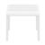 Paris Outdoor Side Table White ISP277-WHI #3
