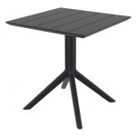 Paris Square Table 27 inch Black ISP296