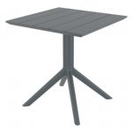 Paris Square Table 27 inch Dark Gray ISP296