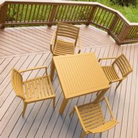 Outdoor patio square table dining sets