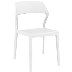 Snow Modern Dining Chair White ISP092