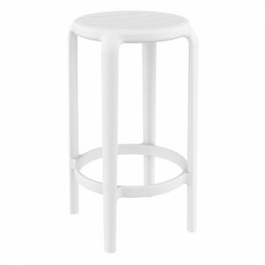 Tom Resin Counter Stool White ISP287