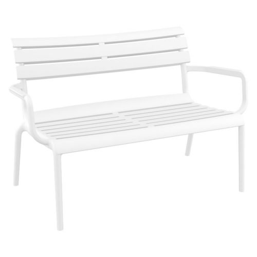 Paris Outdoor Lounge Bench Chair White ISP276-WHI