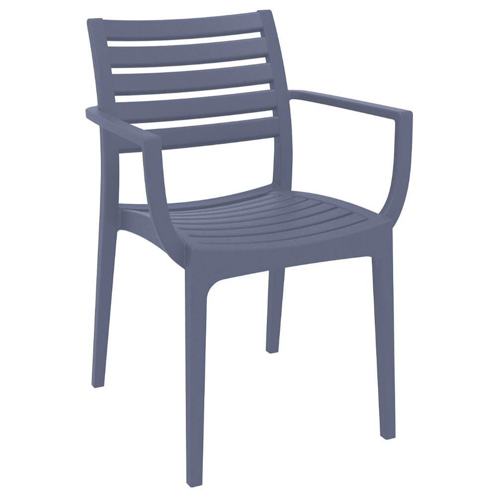 grey plastic patio chairs