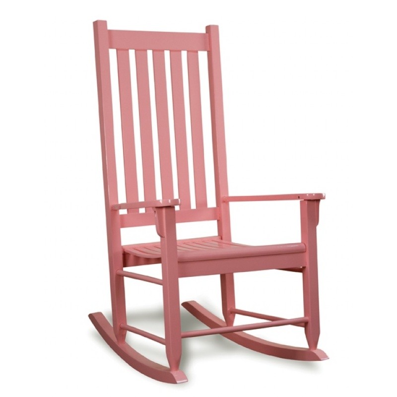 Traditional Wood Rocking Chair Pink To Trc Pnk Cozydays 