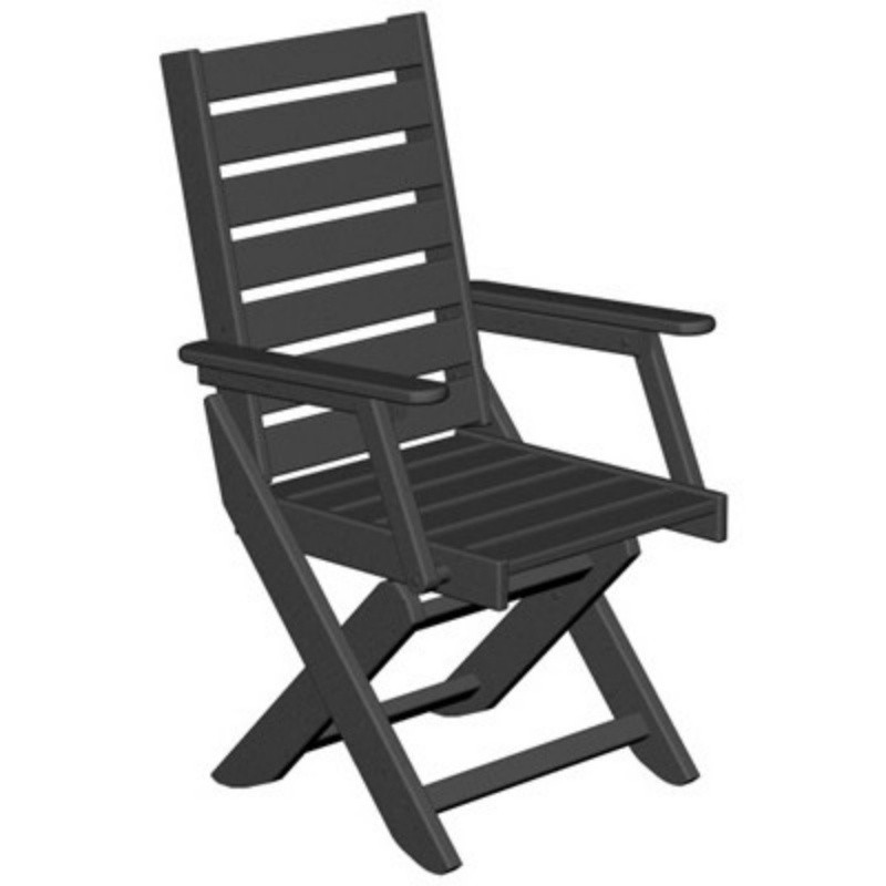 POLYWOOD Captain Outdoor Folding Dining Chair PW CC4423 CozyDays   POLYWOOD Captain Outdoor Folding Dining Chair PW CC4423 