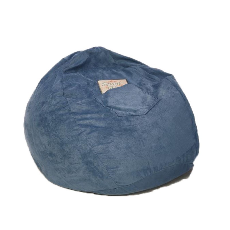 Fun Furnishings Blue Micro Suede Small Beanbag Ff 30231 Cozydays 4235