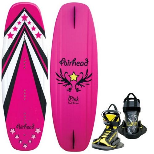 Airhead Pink Wakeboard with Grip Binding AHW-62