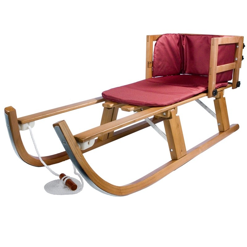 Heirloom Wooden Folding Pull Sled LB-136 | CozyDays