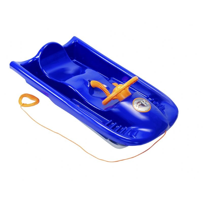 Snow Flyer Plastic Snow Sled Blue ES220-02 | CozyDays