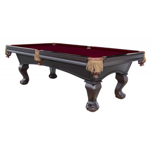 Carmelli Cambridge 8 Foot Solid Wood Slate Pool Table with Accessories ...