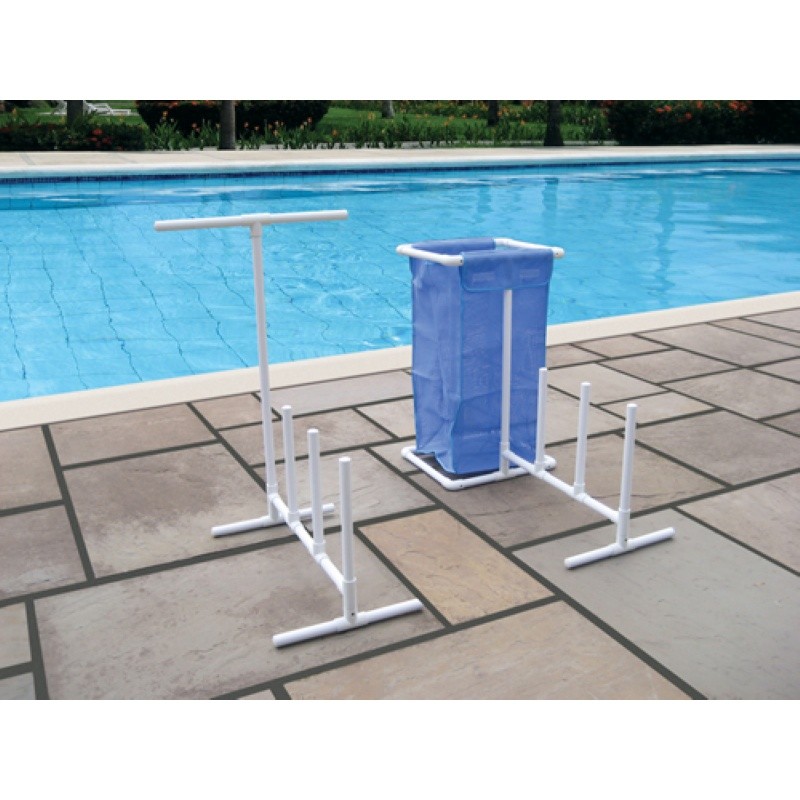 outdoor pool toy organizer