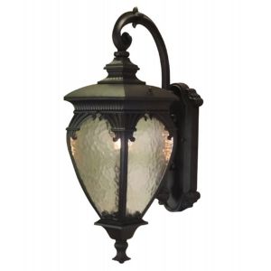 Special Lite Fleur de Lis F-2771-BLK Medium Top Mount Exterior Wall Light Fixture F-2771